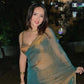 CHIFFORN FANCY DESIGNER SAREE GOLDEN COLOR