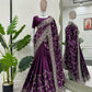 this same colour beautiful Designer Saree on Japan Satin Silk Febric