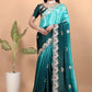 Introducing our stunning Pure Chinon Crepe Saree