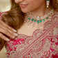 beautiful Designer Saree on Vichitra Silk Febric