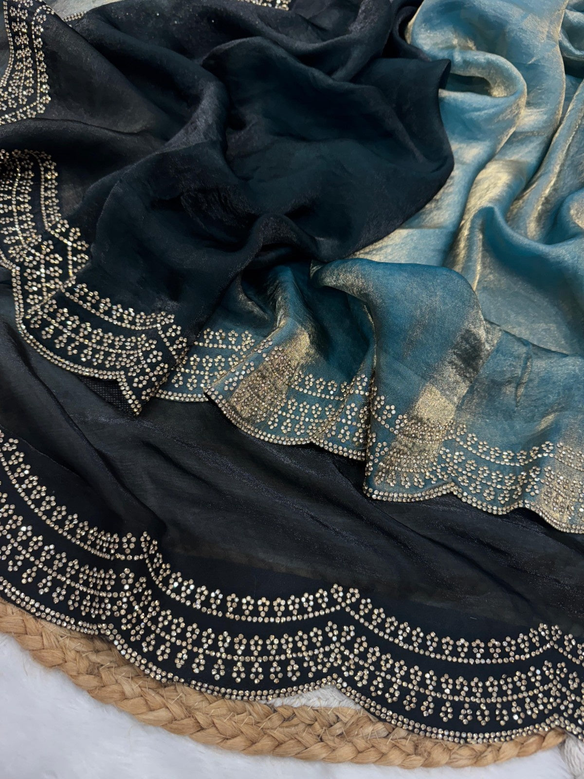 New Designer Style Shaded Saree