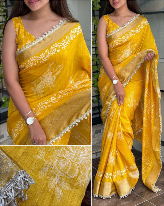 Muslin Cotton Designer Printed Beauty