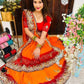 Heavy Georgatte Bandhej Saree