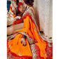 Heavy Georgatte Bandhej Saree