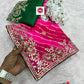 Heavy Georgatte C by C Lehriya Saree