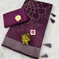 Pure Soft Cotton Akirq Border Party Wear Saree