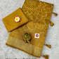 Pure Soft Cotton Akirq Border Party Wear Saree