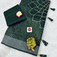 Pure Soft Cotton Akirq Border Party Wear Saree