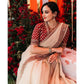 Soft Twil With Banarashi Crush Saree