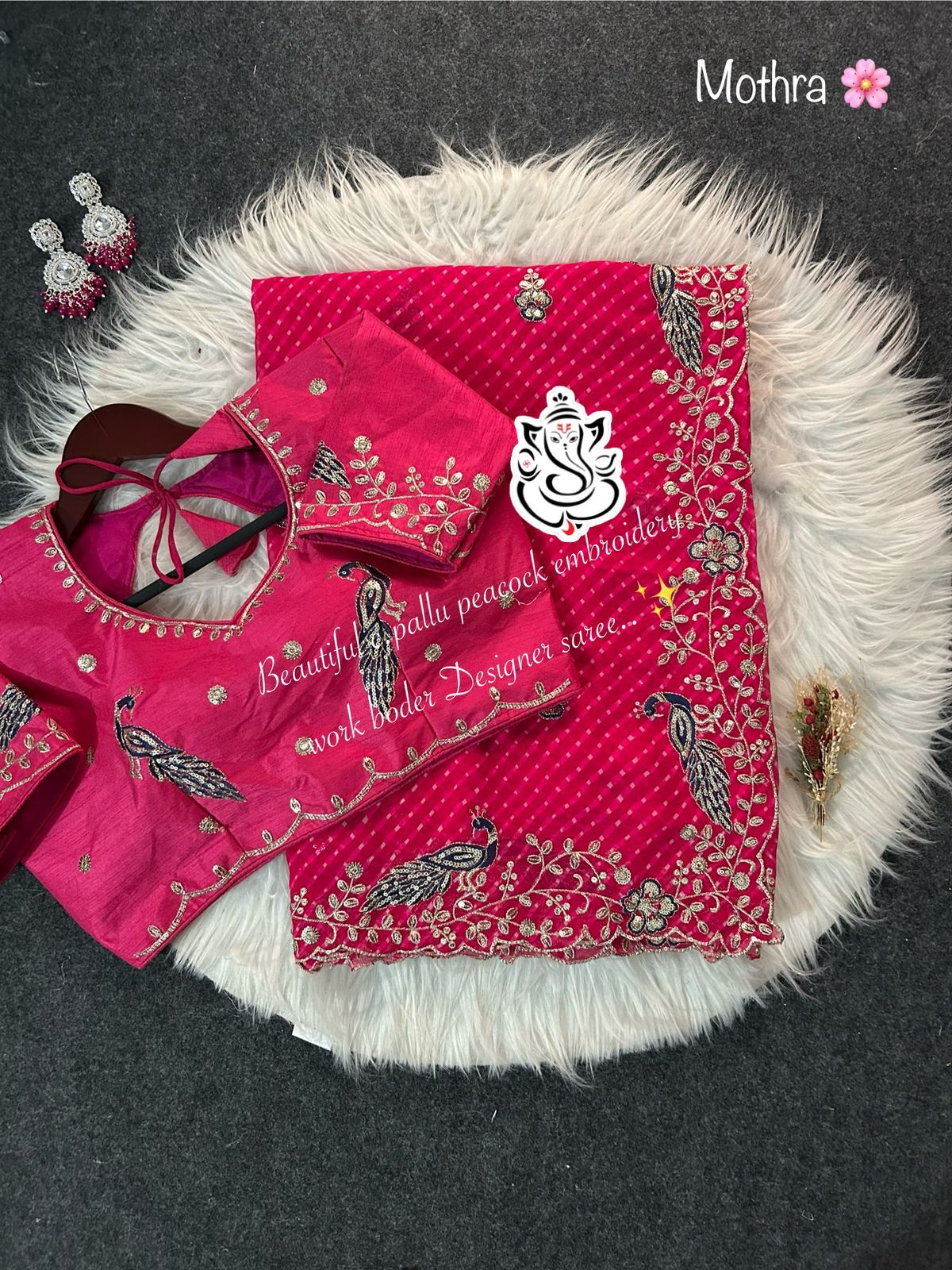 Beautiful Rani Coding Sequence & Jari Work Saree