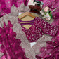Designer Fendi Chiffon Sequins Embroidery Saree