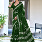 BLOCK PRINT MULMUL PURE SOFT COTTON SAREES