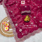 Gold Crush Pitta Codding Zaal Multi Colour Saree