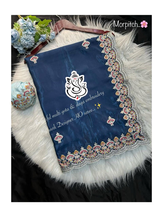 Pure H.O. Silk Premium Quality Smooth Texture Saree