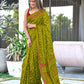 Soft Mulmul Ajrakh Print Saree with Blouse