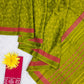 Soft Mulmul Ajrakh Print Saree with Blouse