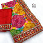 Soft Georgette Bandhej Saree with Sequin & Lace Work, Mono Blouse