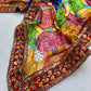 Soft Georgette Bandhej Saree with Sequin & Lace Work, Mono Blouse