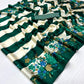 Elegant Semi Modal Drape with Heavy Tassels
