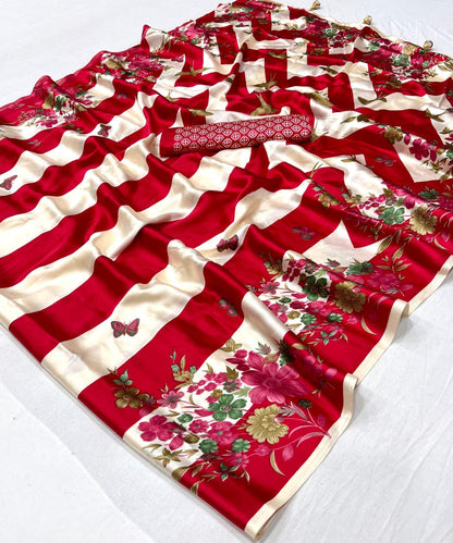 Elegant Semi Modal Drape with Heavy Tassels