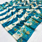 Elegant Semi Modal Drape with Heavy Tassels