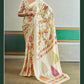 Premium Modal Satin Ajrakh Print Saree