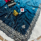 Latest Designer Soft Chinon Silk Digital Print Saree
