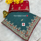 Heavy Italian Crush Fabric fully Heavy Coding Seqins Saree
