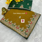 Heavy Italian Crush Fabric fully Heavy Coding Seqins Saree