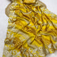 Chinnon Lehriya Bandhani Saree with Ribbon Gota Patti Work