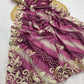 Chinnon Lehriya Bandhani Saree with Ribbon Gota Patti Work