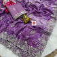 Premium Bandhani Magic Chinon Silk Saree