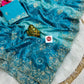 Premium Bandhani Magic Chinon Silk Saree
