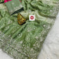 Premium Bandhani Magic Chinon Silk Saree