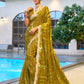 Premium Embroidered Velvet Chiffon Saree with Designer Blouse