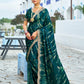 Premium Embroidered Velvet Chiffon Saree with Designer Blouse