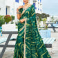 Premium Embroidered Velvet Chiffon Saree with Designer Blouse