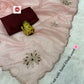 Premium Twile Net Saree with Hand Cutdana, Moti & Khatli Work