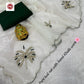 Premium Twile Net Saree with Hand Cutdana, Moti & Khatli Work