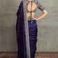 Premium Soft Space Silk Saree with Embroidered Blouse & Matching Purse