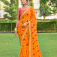 Premium Bandhan Weaving Blouse with Cutwork Embroidery