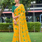 Premium Bandhan Weaving Blouse with Cutwork Embroidery
