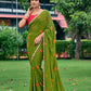Premium Bandhan Weaving Blouse with Cutwork Embroidery
