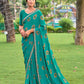 Premium Bandhan Weaving Blouse with Cutwork Embroidery
