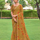 Premium Bandhan Weaving Blouse with Cutwork Embroidery