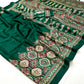 Premium Satin Crepe Traditional Ajrakh Print Saree