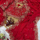 Luxe Fendy Satin Saree with 3mm Sequin Embroidery & Heavy Border
