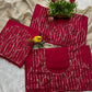 Premium Designer Saree Soft Jimmy Choo Fabric with Sequins Cutwork Border