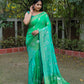 Premium Pure Dola Silk Saree with Real Zari & Badla Weaving