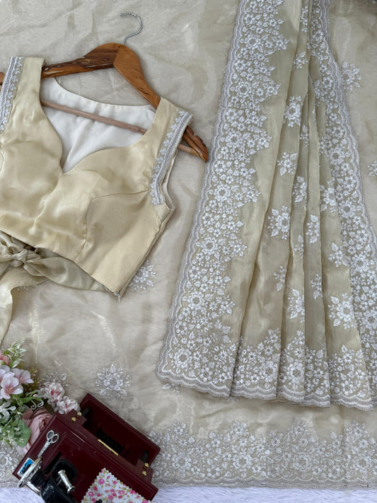 Premium Jimmy Chu Saree Set Elegance in Every Thread